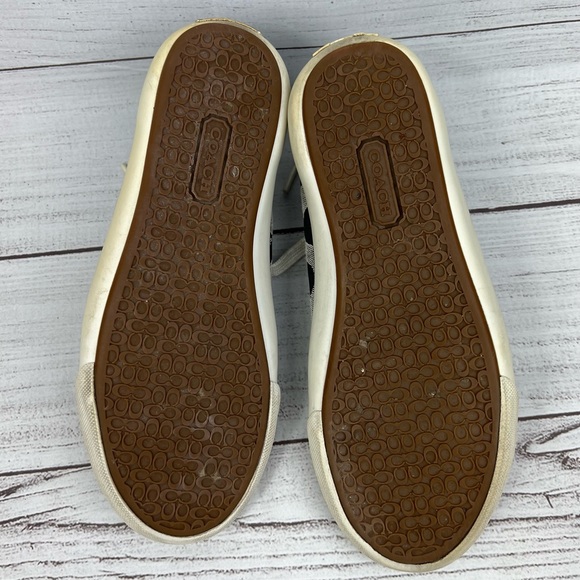 Womens Coach Barrett Signature Canvas black Sneakers size 5.5 - Picture 10 of 15